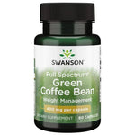 Full Spectrum Green Coffee Bean, 400mg - 60 caps - Swanson