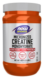 Micronized Creatine Monohydrate - 500 grams - NOW Foods