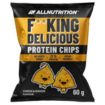 Fitking Delicious Protein Chips, Cheese and Onion - 60 grams - Allnutrition