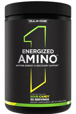 Energized Amino, Sour Candy - 270 grams - Rule One