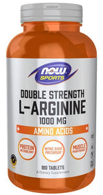 L-Arginine, 1000mg - 180 tablets - NOW Foods