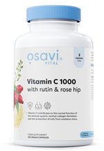 Vitamin C1000 with Rutin & Rose Hip - 120 vegan caps - Osavi