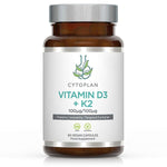 Vitamin D3 + K2 - 60 vcaps - Cytoplan