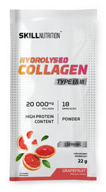 Hydrolysed Collagen Type I & III, Grapefruit - 22 grams (1 serving) - Skill Nutrition