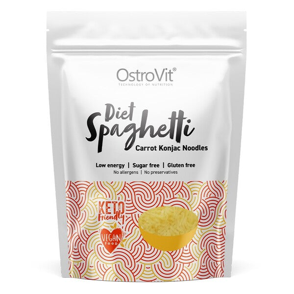 Diet Spaghetti Carrot Konjac Noodles - 400 grams - OstroVit