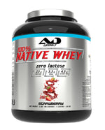 100% Native Whey Zero Lactose, Strawberry - 2000 grams - Addict Sport Nutrition