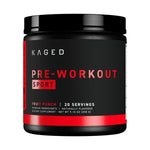 Pre-Workout Sport, Fruit Punch - 258 grams - Kaged Muscle