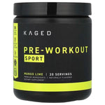Pre-Workout Sport, Mango Lime - 259 grams - Kaged Muscle