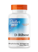 D-Ribose, 4250mg - 120 vcaps - Doctor's Best