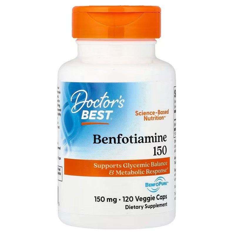 Benfotiamine with BenfoPure, 150mg - 120 vcaps - Doctor's Best