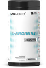 L-Arginine, 1600mg - 120 vegan caps - Skill Nutrition