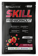 Skill Pre-Workout, Berry Blast - 16-16.5 grams (1 serving) - Skill Nutrition