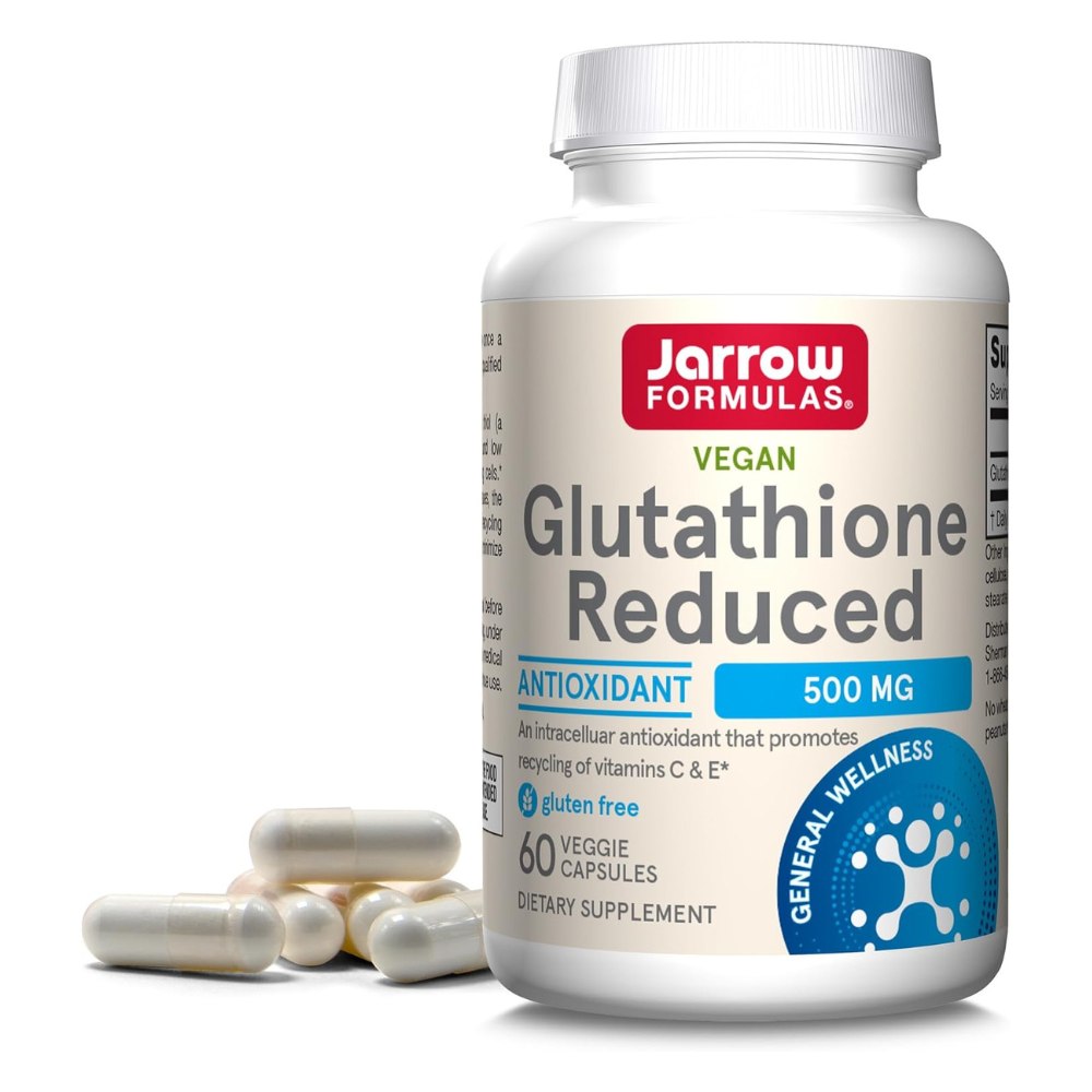 Jarrow Formulas Glutationas sumažintas 500 mg - 60 kapsulių