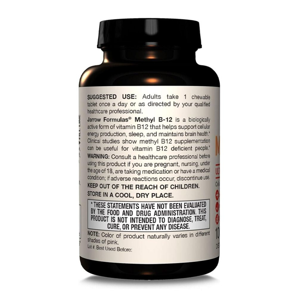 Jarrow Formulas metilo B-12 2500 mcg - 100 tablečių