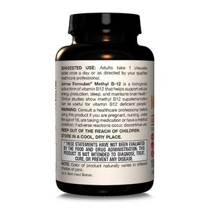 Jarrow Formulas metilo B-12 2500 mcg - 100 tablečių