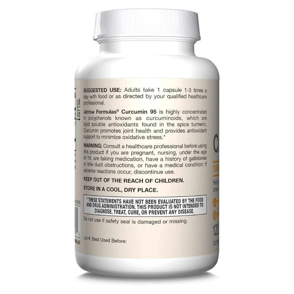 Jarrow Formulas ciberžolė 500 mg - 120 kapsulių - Magnis.lt