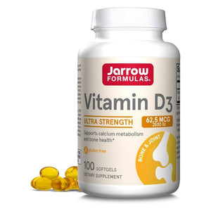 Jarrow Formulas vitaminas D3 2500 TV - 100 minkštųjų gelių - Magnis.lt