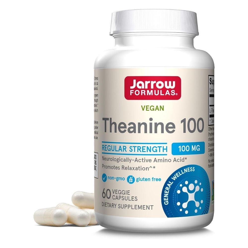 Jarrow Formulas Theanine 100 mg - 60 kapsulių - Magnis.lt