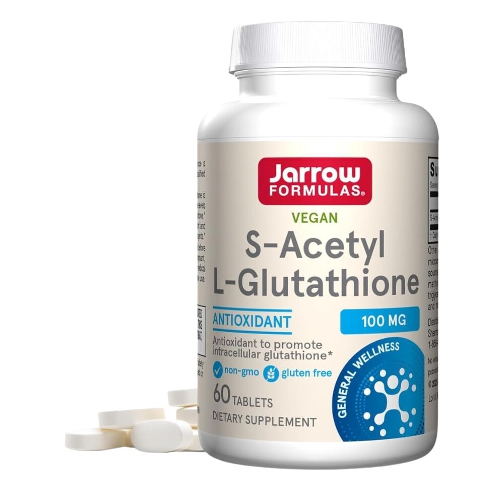 Jarrow Formulas S-acetil-L-gliutationas 100 mg - 60 tablečių