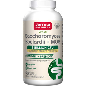 Jarrow Formulas Saccharomyces Boulardii Plus MOS - 90 kapsulių