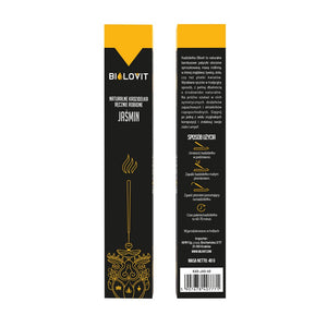 Bilovit natūralios aromatinės smilkalų lazdelės Jasmine - 40 g
