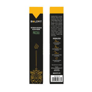 Bilovit natūralios aromatinės smilkalų lazdelės Patchouli - 40 g
