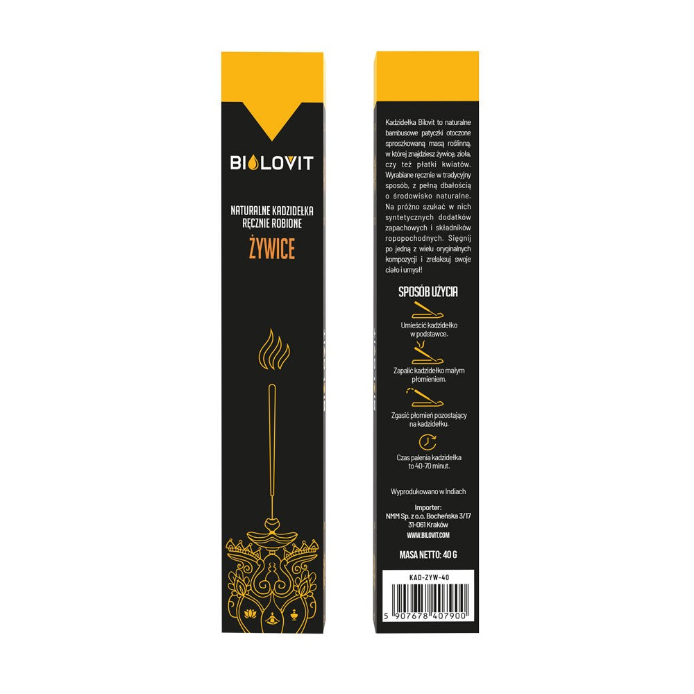 Bilovit natūralios aromatinės smilkalų dervos - 40 g