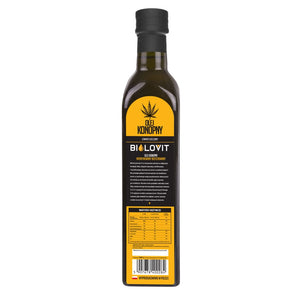 Bilovit Šalto spaudimo kanapių aliejus - 500 ml - Magnis.lt