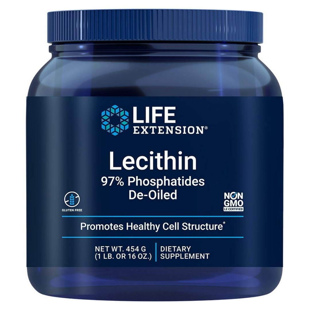 Life Extension genetiškai nemodifikuotas sojų lecitinas granulėse - 454 g