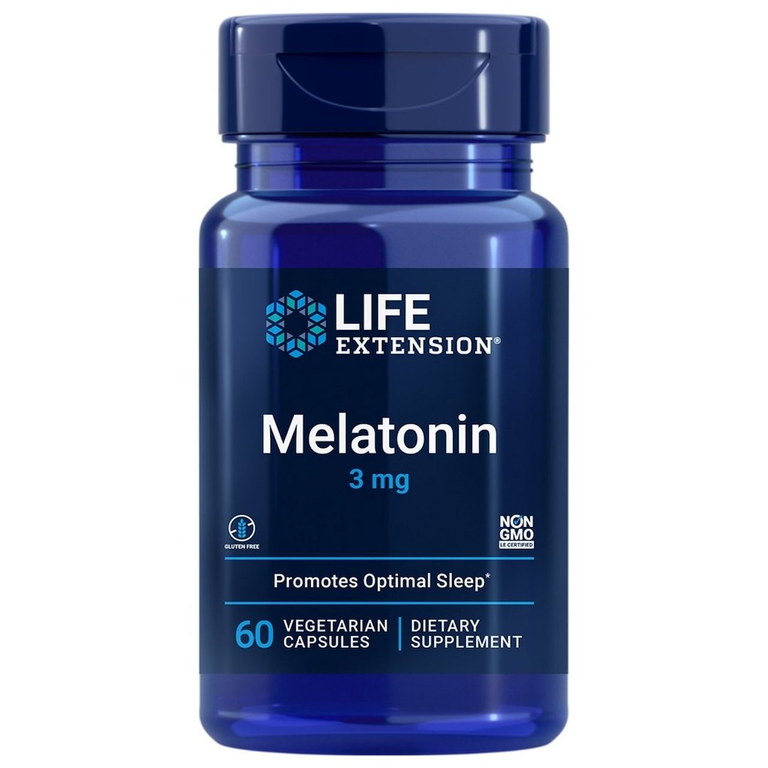 Life Extension melatoninas 3 mg - 60 kapsulių - Magnis.lt