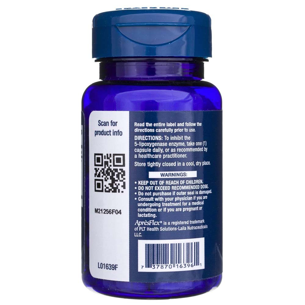 Life Extension 5-LOX inhibitorius su AprèsFlex® 100 mg - 60 kapsulių