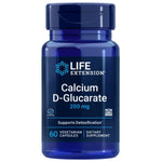 Life Extension Kalcio D-gliukaratas 200 mg - 60 kapsulių