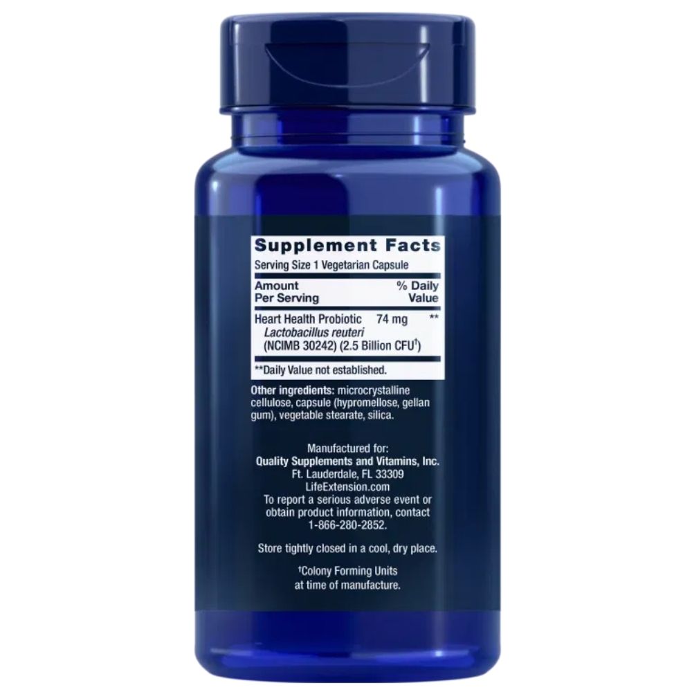 Life Extension Florassist® Heart Health - 60 kapsulių
