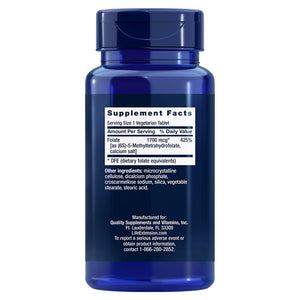 Life Extension Enhanced Optimized Folate 1700 mcg - 100 tablečių - Magnis.lt