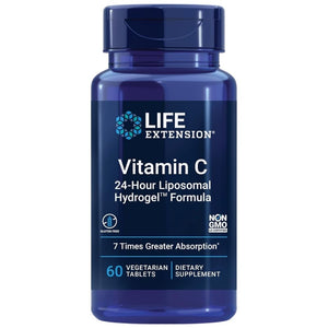 Life Extension vitaminas C, 24 valandų liposominė formulė - 60 kapsulių