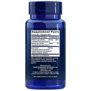 Life Extension vitaminas C, 24 valandų liposominė formulė - 60 kapsulių