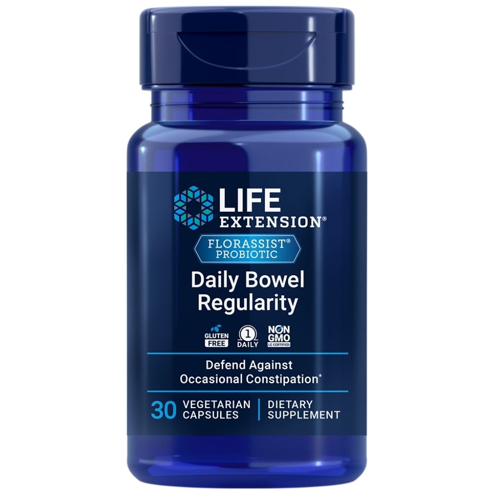 Life Extension Florassist® probiotikas retkarčiais užkietėjus viduriams - 30 kapsulių
