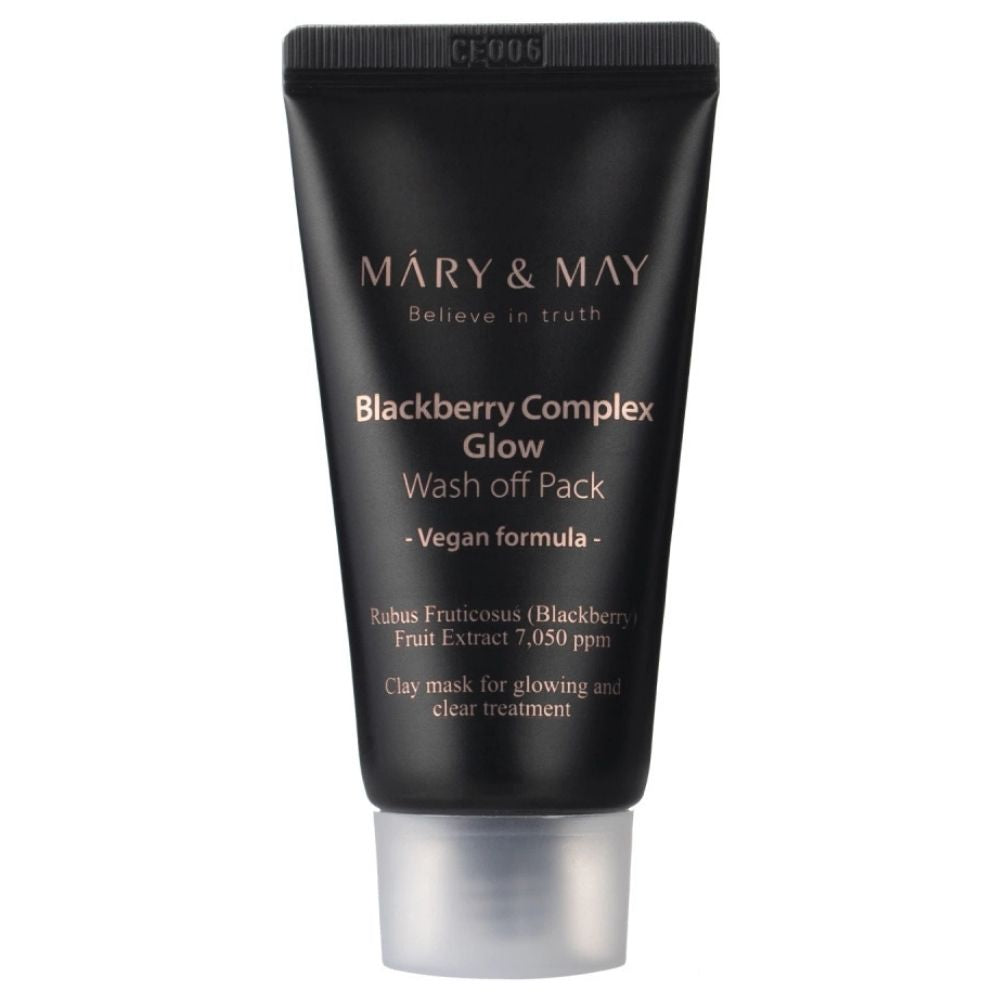 Mary&amp;May švytinti molio kaukė Blackberry Complex Glow - 30 g