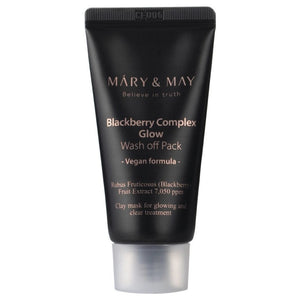 Mary&amp;May švytinti molio kaukė Blackberry Complex Glow - 30 g