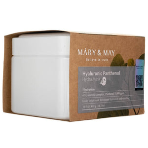 Mary&amp;May Hyaluronic Panthenol Hydra kaukė - 30 vnt.