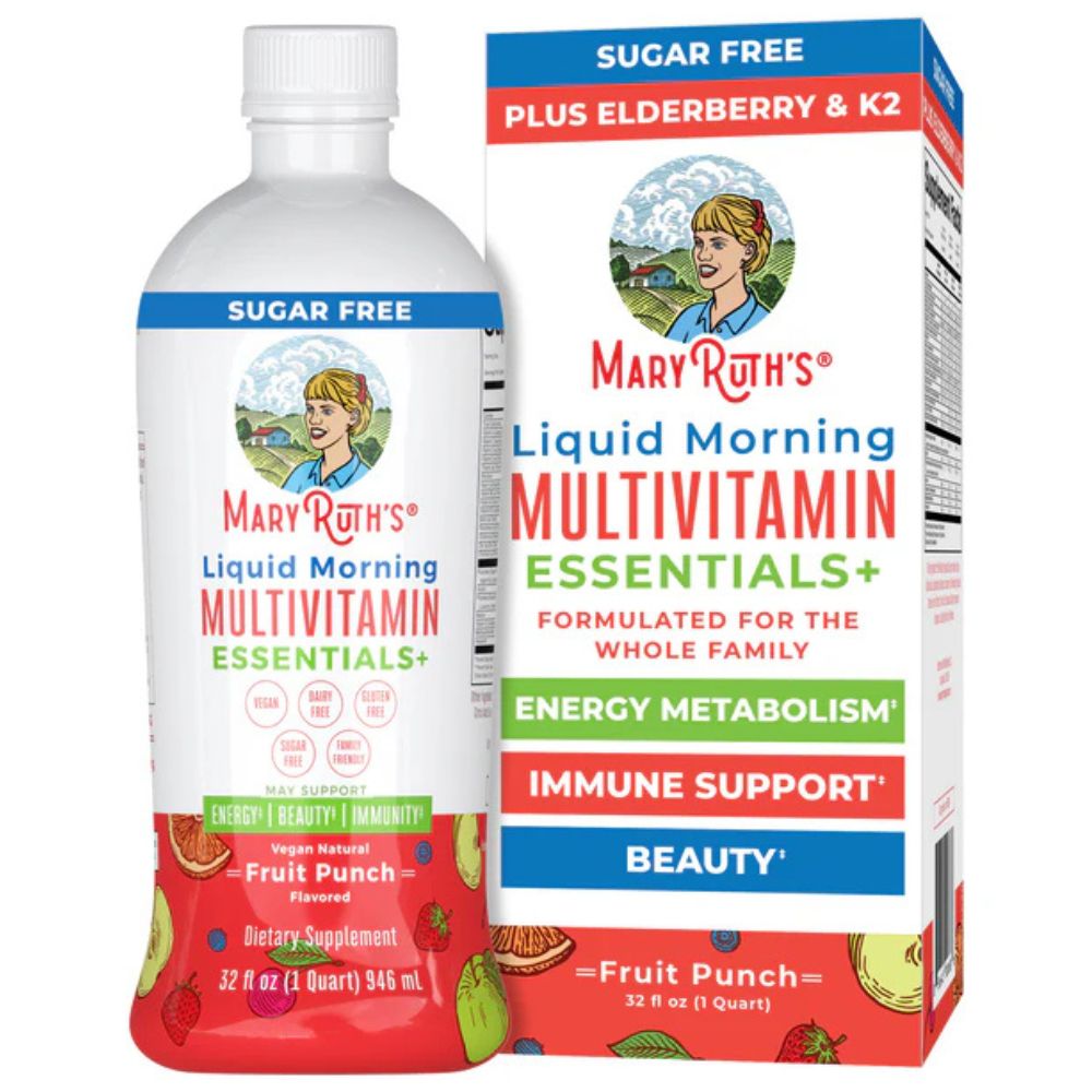 MaryRuth's Multivitaminas visai šeimai, vaisių punšas - 946ml