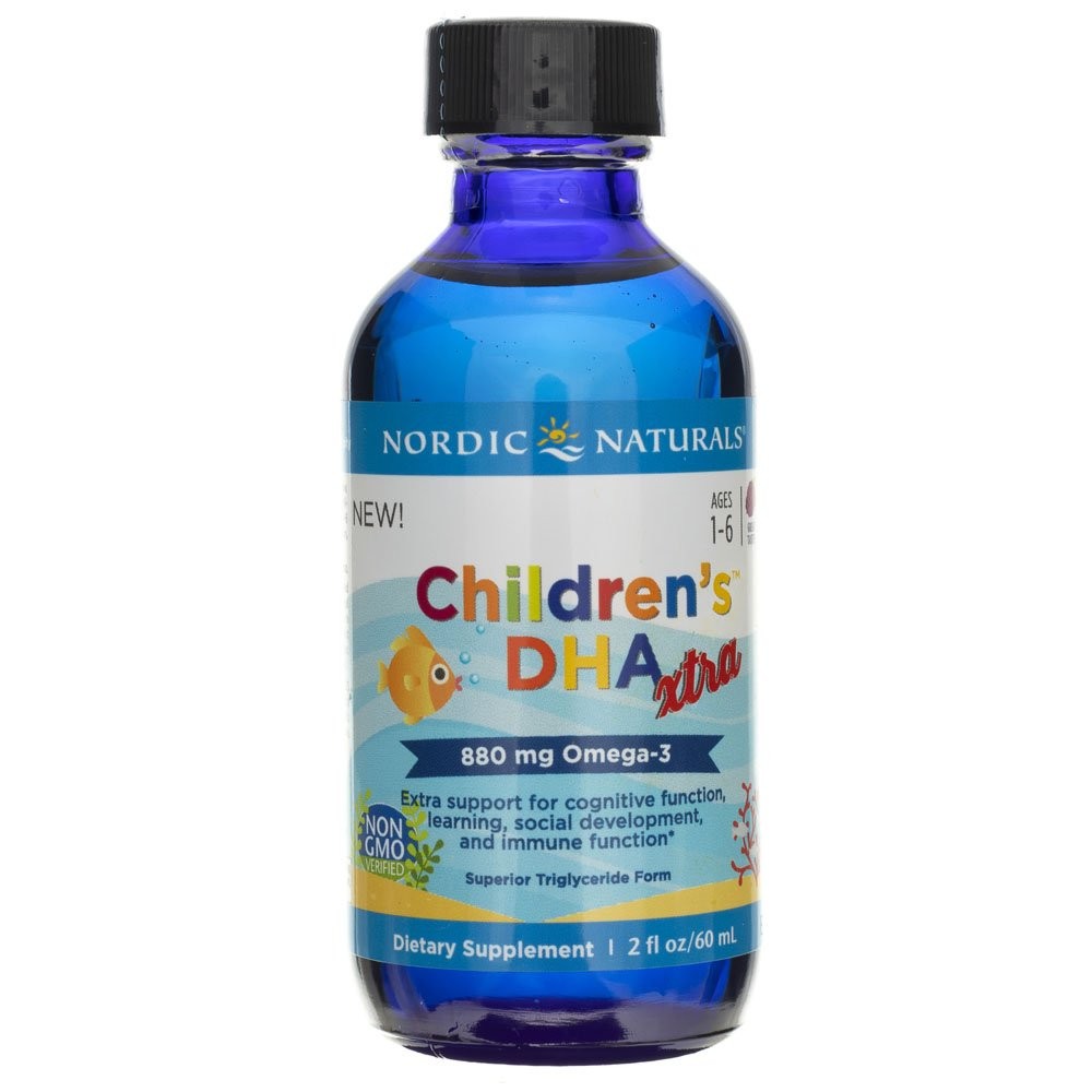 Nordic Naturals DHA Xtra vaikams, uogų skonio - 60 ml - Magnis.lt
