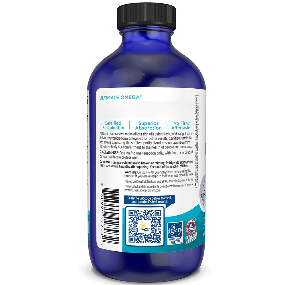 Nordic Naturals Ultimate Omega 2840 mg citrina - 237 ml - Magnis.lt