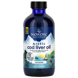 Nordic Naturals Arctic menkių kepenų aliejus 1060 mg - 237 ml