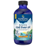 Nordic Naturals Arctic menkių kepenų aliejus apelsinų spalvos - 237 ml