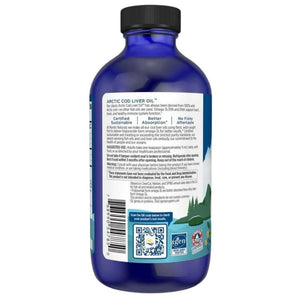 Nordic Naturals Arctic menkių kepenų aliejus apelsinų spalvos - 237 ml