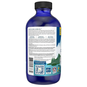 Nordic Naturals Arctic menkių kepenų aliejus braškių - 237 ml