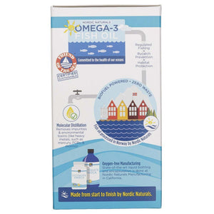 Nordic Naturals Ultimate Omega-D3, citrinų skonio, 250 mg - 60 minkštųjų kapsulių