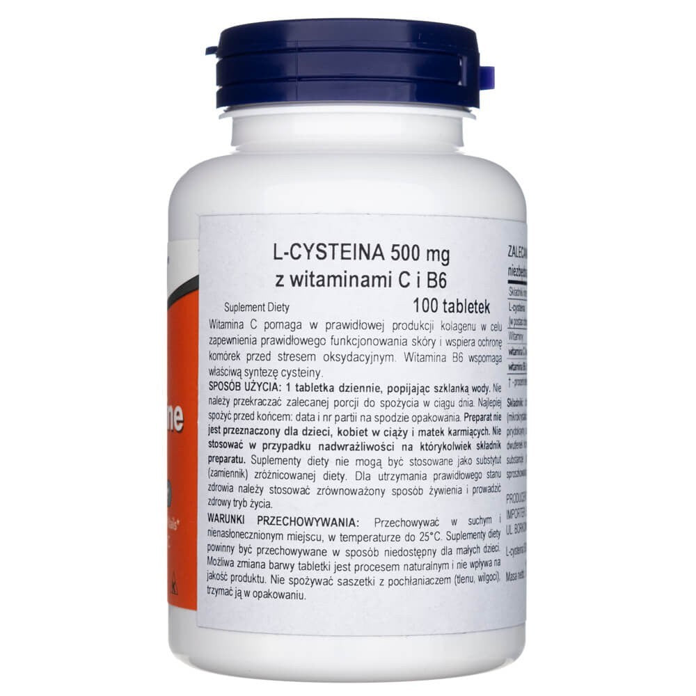 Now Foods L-cisteinas 500 mg - 100 tablečių