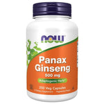 Now Foods Ženšenis 500 mg (Panax Ginseng) - 250 kapsulių